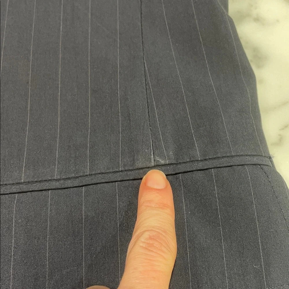 Faconnable Pin Stripe Silk/Cotton Sport Coat Size 47R/Large